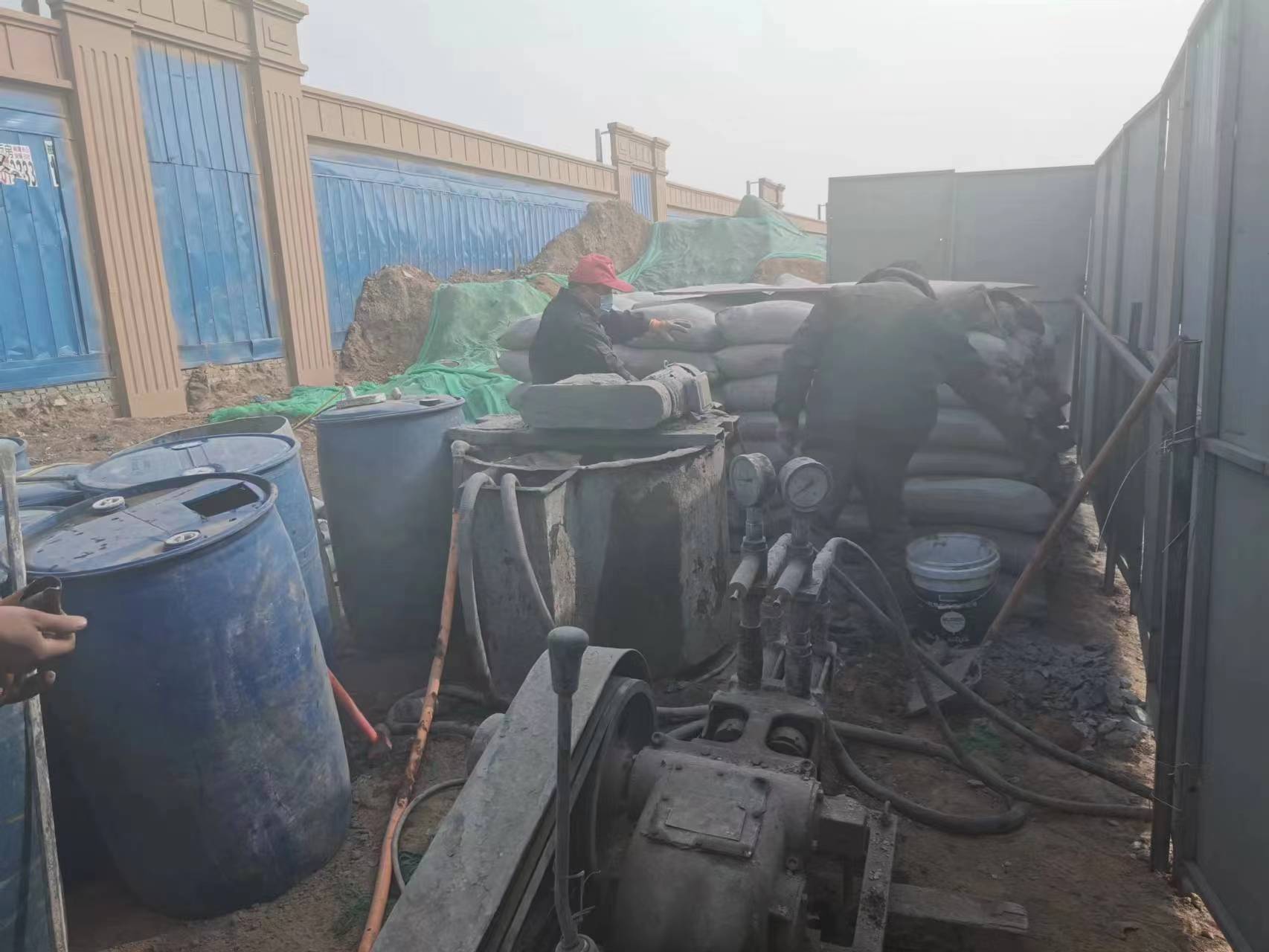 永发镇地基沉降注浆加固